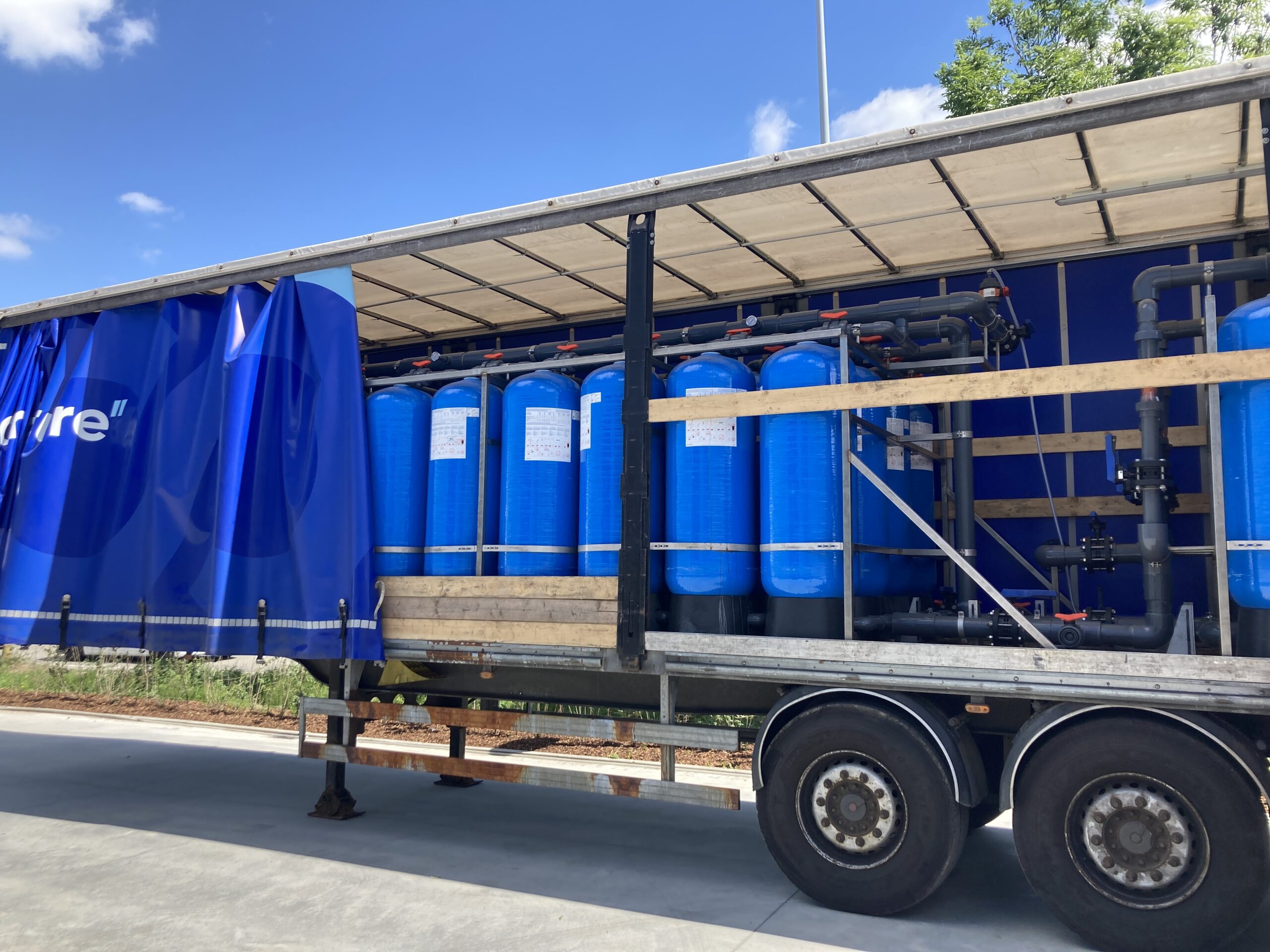 h2o Visuel d'un camion H2O