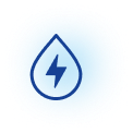 icon-water-electricity Icon eau avec symbole électrique